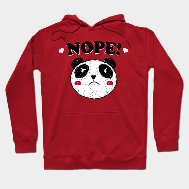 Nope Panda Hoodie by Tobe_Fonseca